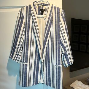 Aqua Oversized Blazer